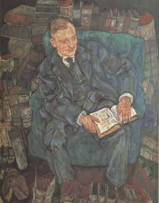 Egon Schiele Portrait of Dr.Hugo Koller (mk12)